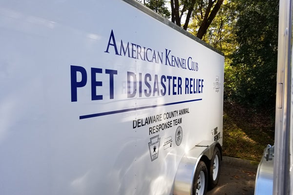 AKC Pet Disaster Delaware County Trailer