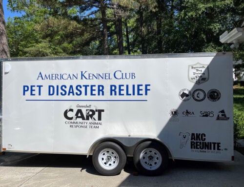AKC Pet Disaster Relief Trailer to Help Displaced Pets in Greenbelt, MD