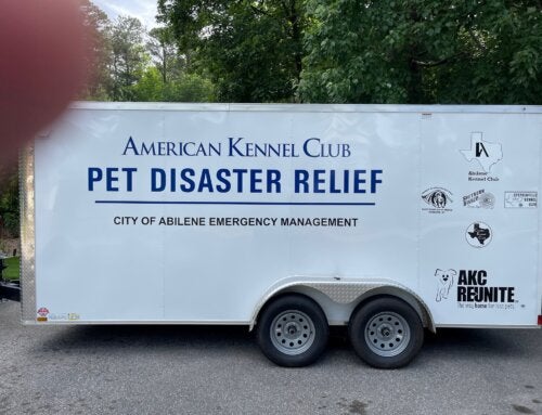 Taylor County, TX Receives Donation of AKC Pet Disaster Relief Trailer
