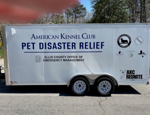 AKC Pet Disaster Relief Trailer Donated to Help Displaced Pets in Ellis County, TX