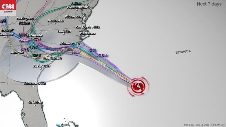 Hurricane Florence Tracker